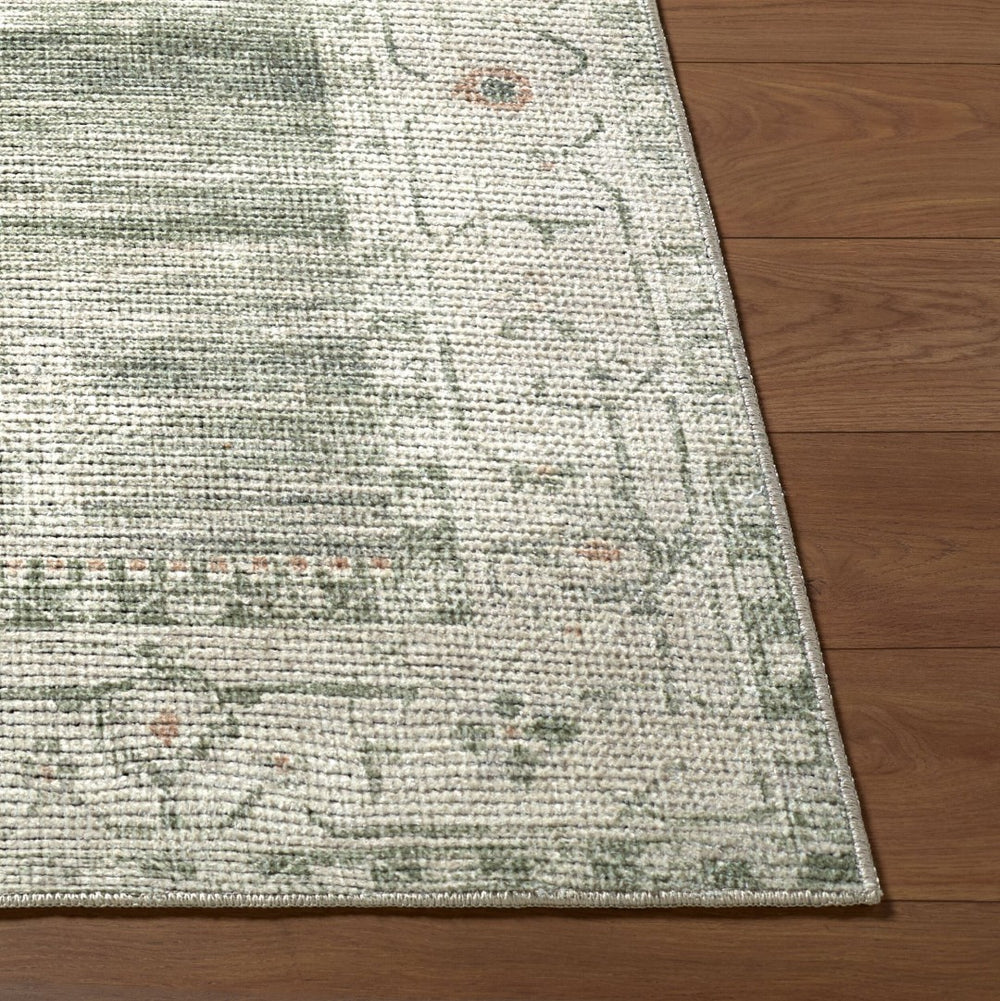 Livabliss Luca Traditional Accent Rug Machine Woven Polyester for Entryways and Cozy Spaces Cream, Oatmeal 2'2" x 3'9" BONC2303-2239