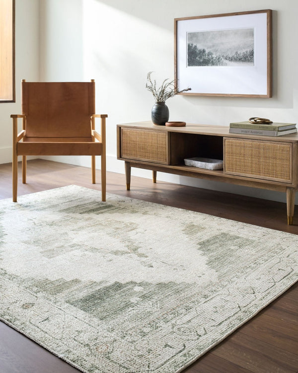 Livabliss Luca Traditional Accent Rug Machine Woven Polyester for Entryways and Cozy Spaces Cream, Oatmeal 2'2" x 3'9" BONC2303-2239