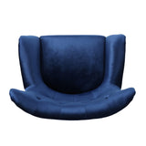 Christopher Knight Home® - Noble House - Seigfried Mid Century Navy Blue Velvet Arm Chair