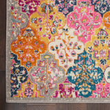 Nourison Passion PSN21 Machine Made Power-loomed No Border Indoor Only Bohemian Vintage Rug Multicolor, Multicolor 100% Polypropylene 99446717399