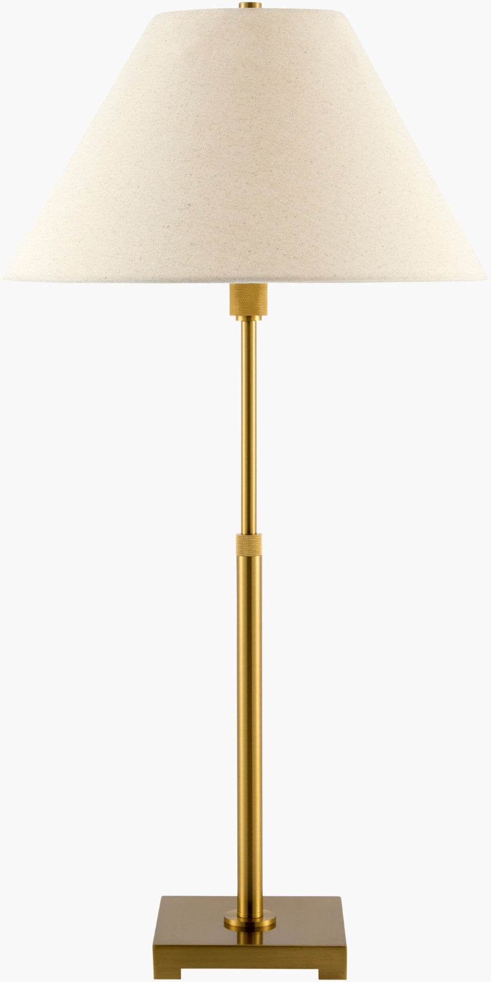 Livabliss Ondara Arts and Crafts Table Lamp with Layered Linen Shade for Living Room Decor BORA-001