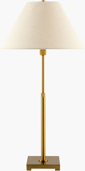 Livabliss Ondara Arts and Crafts Table Lamp with Layered Linen Shade for Living Room Decor BORA-001