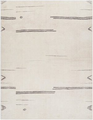 Livabliss Rivi Bohemian Global Geometric Polyester Accent Rug Woven in Turkey for Entryways Cream, Medium G 7'10" x 10' BORC2301-71010