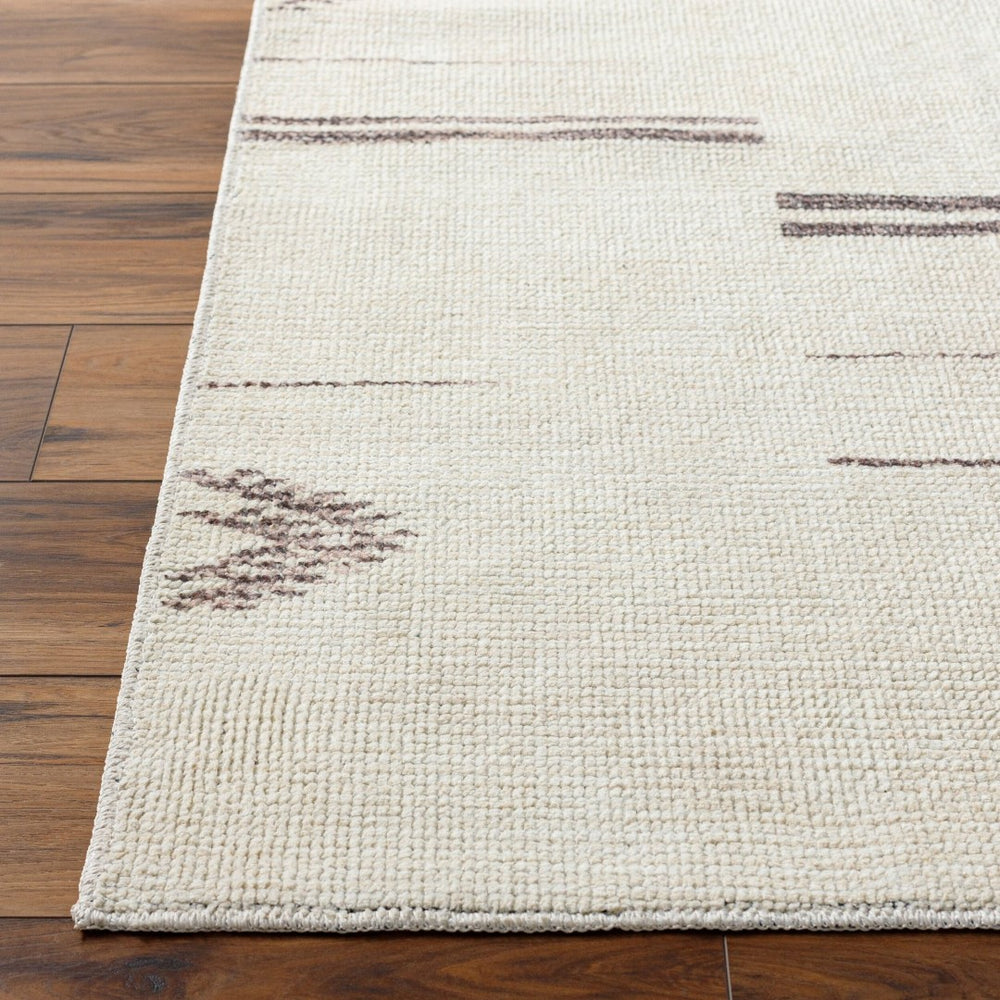 Livabliss Rivi Bohemian Global Geometric Polyester Accent Rug Woven in Turkey for Entryways Cream, Medium G 7'10" x 10' BORC2301-71010