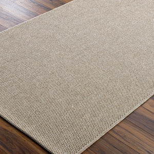 Livabliss Birdie Flatweave Polypropylene Rug Machine Woven in Turkey for Indoor Outdoor Use Light Beige, Li 8'11" x 12' BORD2300-81112