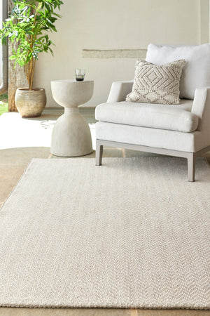 Livabliss Birdie Nature Inspired Flatweave Polypropylene Rug for Entryway Kitchen or Porch Ivory, Denim 5'1" x 7' BORD2303-517