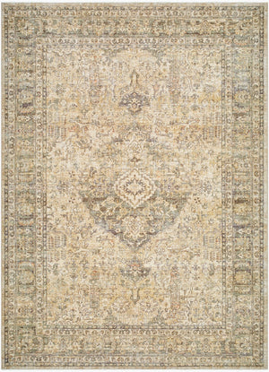 Surya Renaissance Handcrafted 2'11" X 9'10" Traditional Wool Area Rug With Elegant Fringe - Timeless Charm Light Beige Wool Bori2300-8101110