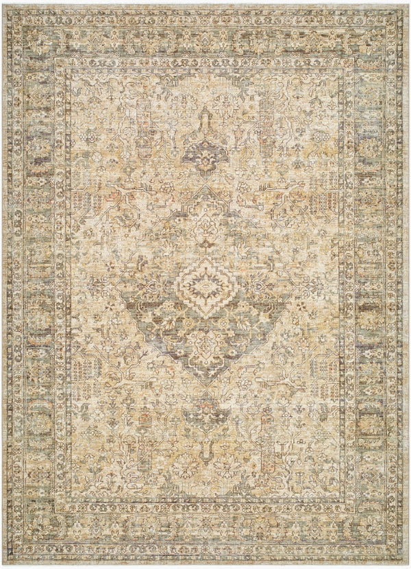 Surya Renaissance Handcrafted 2'11" X 9'10" Traditional Wool Area Rug With Elegant Fringe - Timeless Charm Light Beige Wool Bori2300-8101110