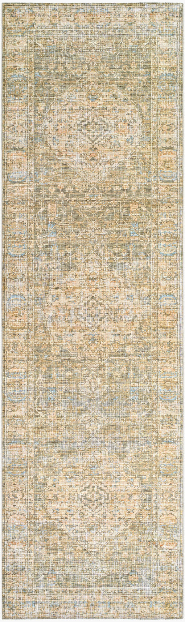 Surya Renaissance Handcrafted 2'11" X 9'10" Traditional Wool Area Rug With Elegant Fringe - Timeless Charm Taupe Wool Bori2302-211910