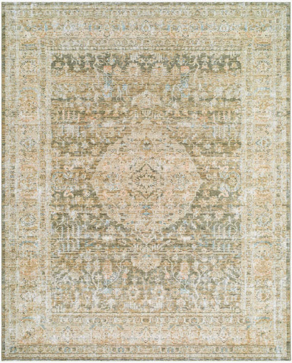 Surya Renaissance Handcrafted 2'11" X 9'10" Traditional Wool Area Rug With Elegant Fringe - Timeless Charm Taupe Wool Bori2302-710910