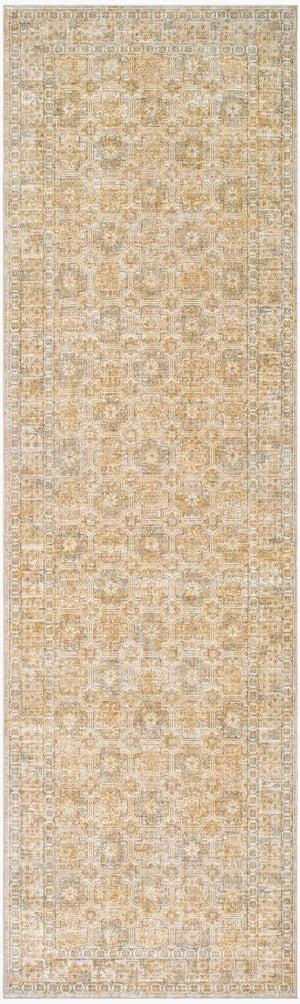 Surya Renaissance Handcrafted 2'11" X 9'10" Traditional Wool Area Rug With Elegant Fringe - Timeless Charm Light Beige Wool Bori2303-211910