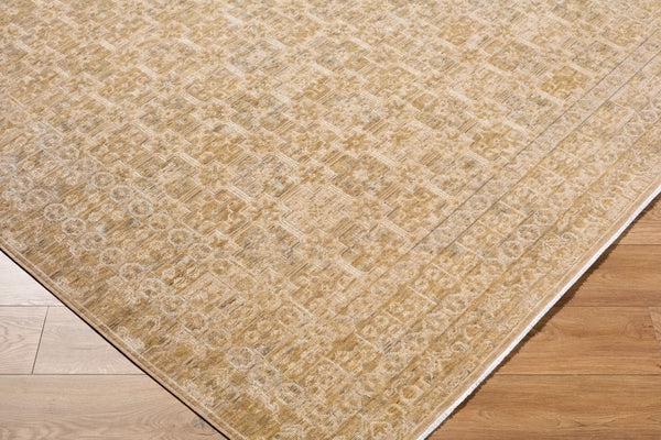 Surya Renaissance Handcrafted 2'11" X 9'10" Traditional Wool Area Rug With Elegant Fringe - Timeless Charm Light Beige Wool Bori2303-65810