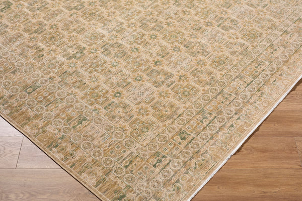 Surya Renaissance Handcrafted 2'11" X 9'10" Traditional Wool Area Rug With Elegant Fringe - Timeless Charm Light Beige Wool Bori2304-910126