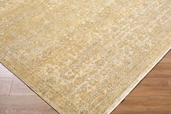 Surya Renaissance Handcrafted 2'11" X 9'10" Traditional Wool Area Rug With Elegant Fringe - Timeless Charm Light Beige Wool Bori2305-710910