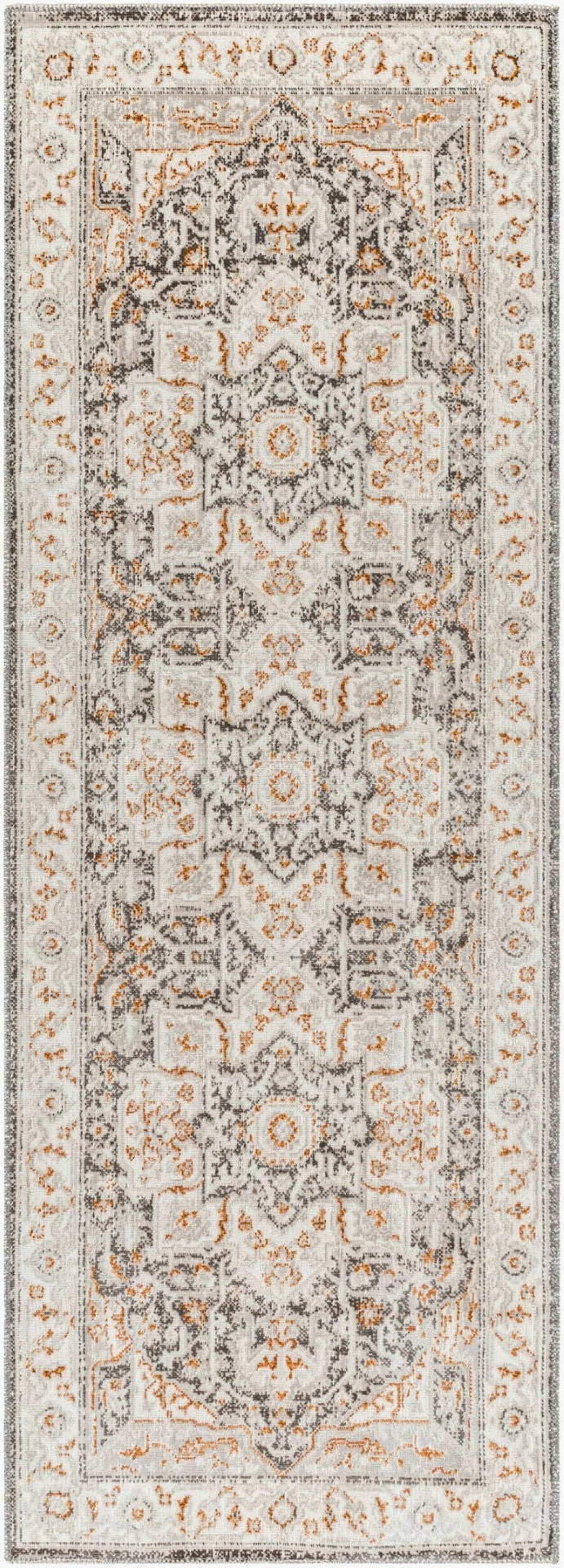 Livabliss Basel Traditional Runner Rug Polypropylene Low Pile for Hallways and Entryways BOS2313-2673
