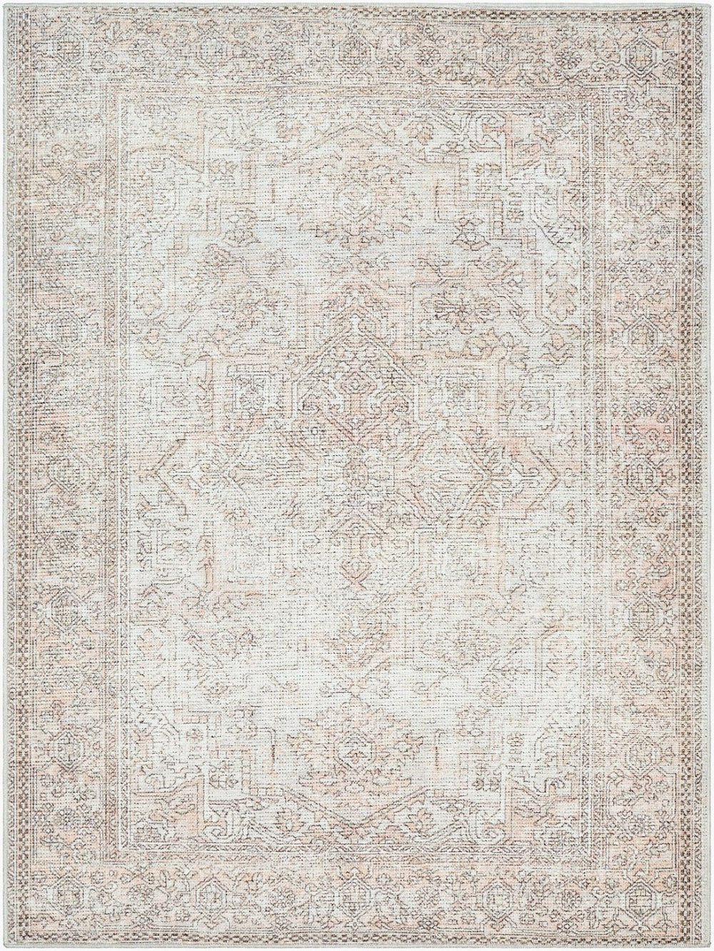 Livabliss Margot Traditional Accent Rug Machine Woven Polyester for Entryway Bedroom Bath Tan, Brown 2'2" x 3'9" BOSC2301-2239