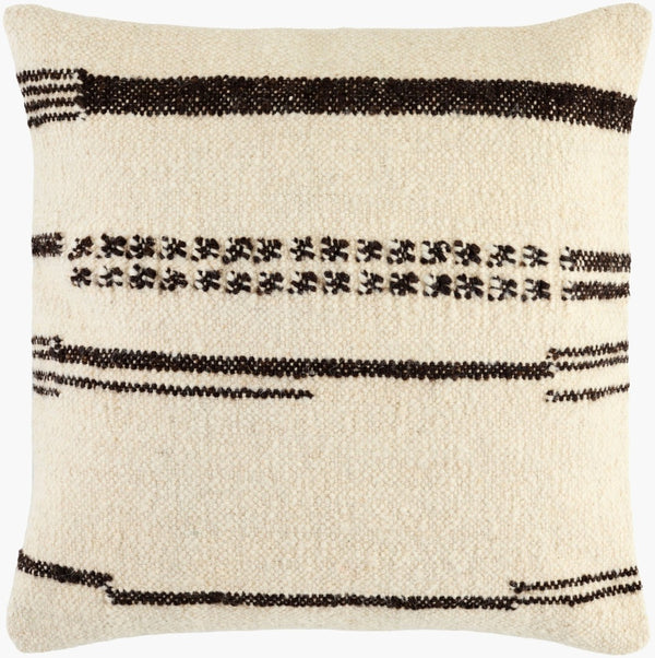 Livabliss Solea Cotton Accent Pillow Artisan Woven Texture for Sofa Chair or Bed Decor BOSE001-1818D