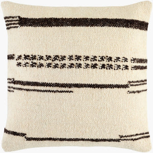 Livabliss Solea Cotton Square Accent Pillow Handcrafted in India for Sofas and Chairs BOSE001-2020P