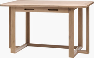Surya Solano Oak Veneer Console Table Solid Base Scandinavian Style Entryway Accent BOSL001-295224
