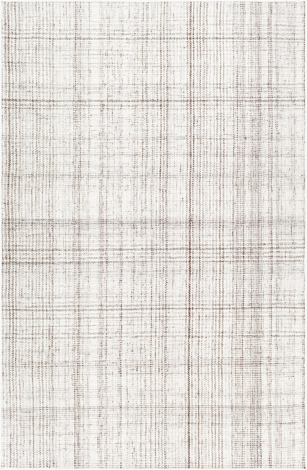 Livabliss Sammy Handwoven Flatweave Area Rug Recycled Pet Yarn Eco Artisan Entryway Accent Ivory, Taupe 6' x 9' BOSM2300-69