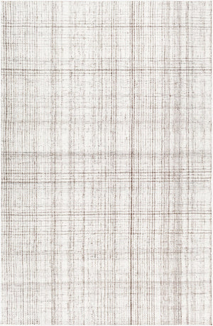 Livabliss Sammy Handwoven Flatweave Area Rug Recycled Pet Yarn Eco Artisan Entryway Accent Ivory, Taupe 6' x 9' BOSM2300-69