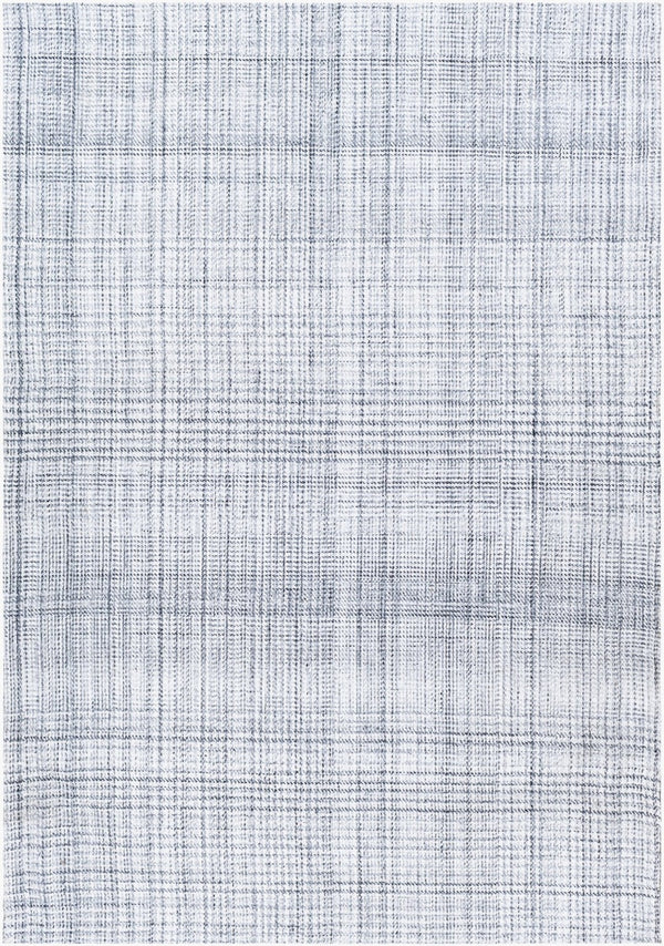 Livabliss Sammy Flatweave Accent Rug Handwoven Recycled Pet Yarn Entryway and Bath Decor Light Slate, Ch 2' x 3' BOSM2301-23