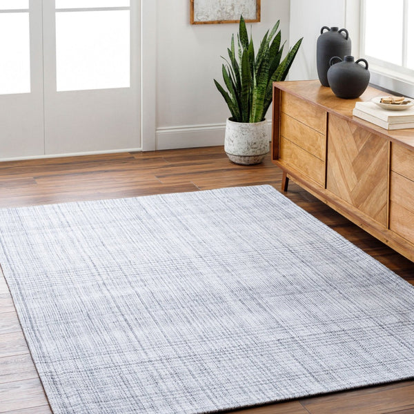 Livabliss Sammy Flatweave Accent Rug Handwoven Recycled Pet Yarn Entryway and Bath Decor Light Slate, Ch 2' x 3' BOSM2301-23