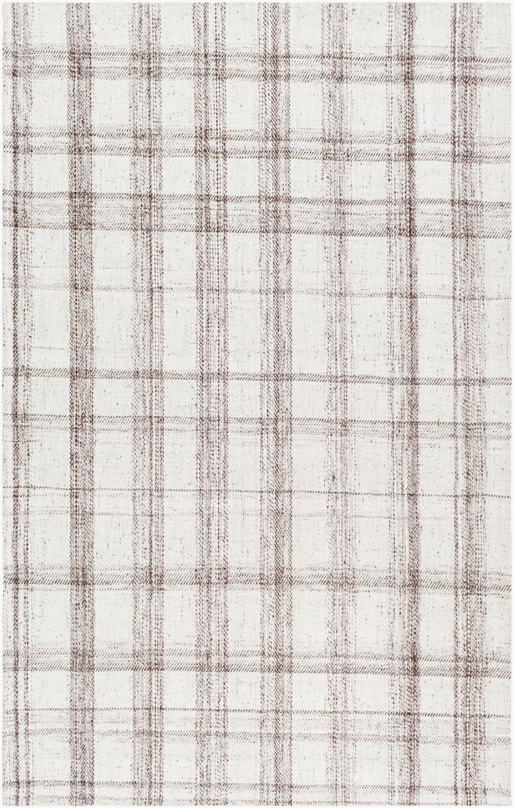 Livabliss Sammy Handwoven Flatweave Accent Rug Recycled Pet Yarn for Entryways and Kitchens Light Gray, Tan 8' x 10' BOSM2302-810