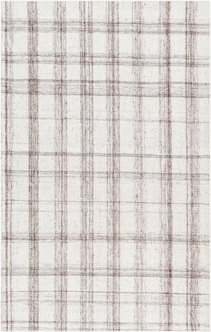 Livabliss Sammy Handwoven Flatweave Accent Rug Recycled Pet Yarn for Entryways and Kitchens Light Gray, Tan 8' x 10' BOSM2302-810