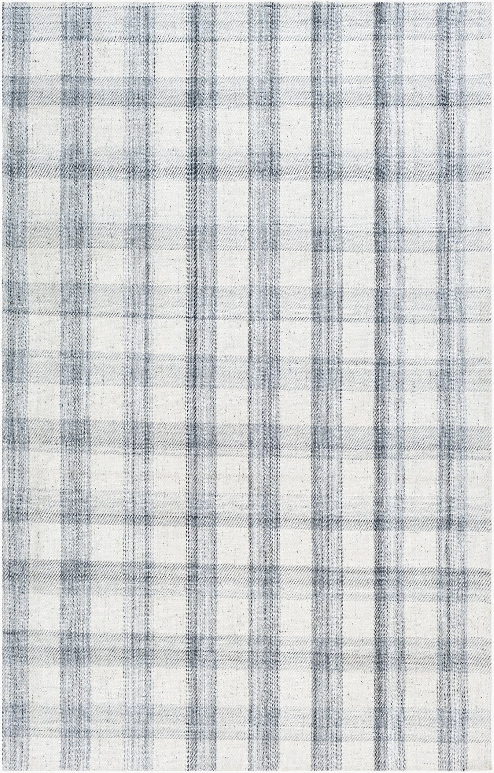 Livabliss Sammy Eco Friendly Flatweave Area Rug Handwoven Recycled Pet for Entryway Kitchen Light Slate, Ch 9' x 12' BOSM2303-912