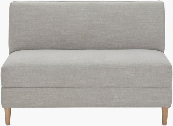 Surya Stinson Upholstered Dining Bench with Linen Blend Fabric Foam Seat for Farmhouse Rooms BOSN002-336327