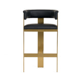 Modrest Boswell - Modern Black + Matte Gold Barstool