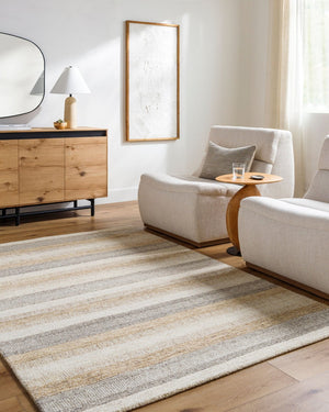 Livabliss Bournemouth Hand Tufted Wool Accent Rug Soft Textured Pile for Entryways and Bedrooms Ivory, Sandston 8' x 10' BOT2300-810