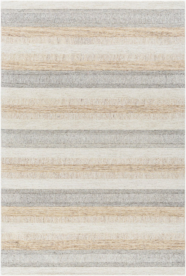 Livabliss Bournemouth Hand Tufted Wool Accent Rug Soft Textured Pile for Entryways and Bedrooms Ivory, Sandston 8' x 10' BOT2300-810