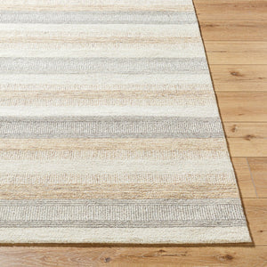 Livabliss Bournemouth Hand Tufted Wool Accent Rug Soft Textured Pile for Entryways and Bedrooms Ivory, Sandston 8' x 10' BOT2300-810