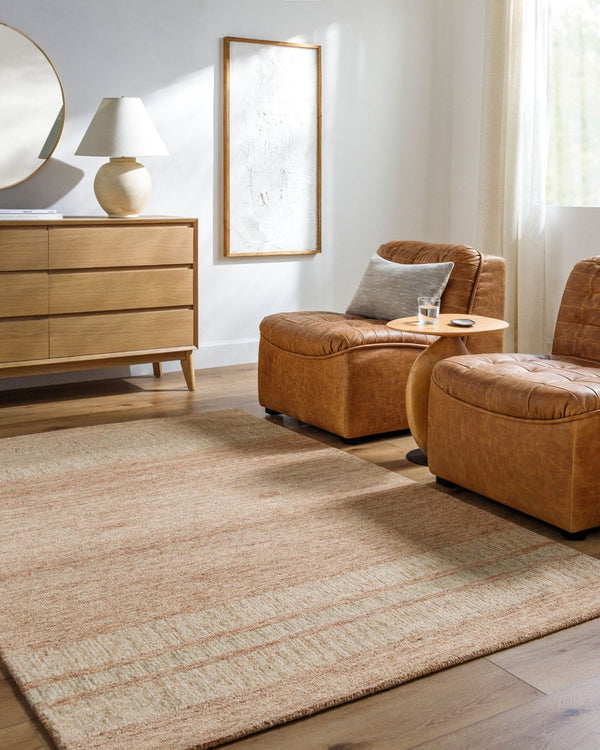 Livabliss Bournemouth Hand Tufted Wool Accent Rug Soft Medium Pile for Entryways and Bathrooms Beige, Sandston 8' x 10' BOT2301-810