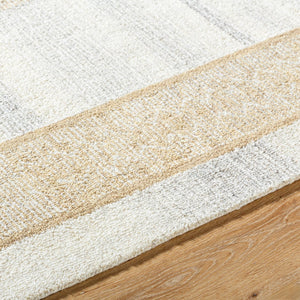 Livabliss Bournemouth Hand Tufted Wool Accent Rug Plush Medium Pile for Entryways and Bedside Ivory, Sandston 5' x 7'6" BOT2302-576