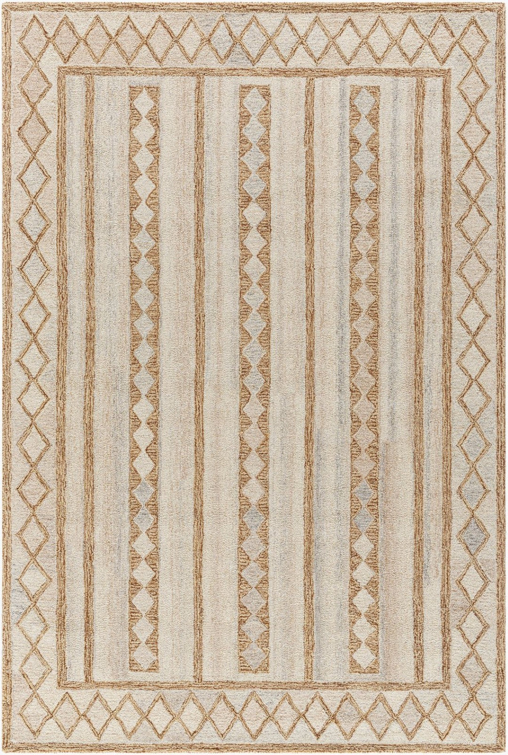 Livabliss Bournemouth Hand Tufted Wool Accent Rug Artisan Crafted for Entryway or Bedroom Layering Beige, Sandston 2' x 3' BOT2305-23