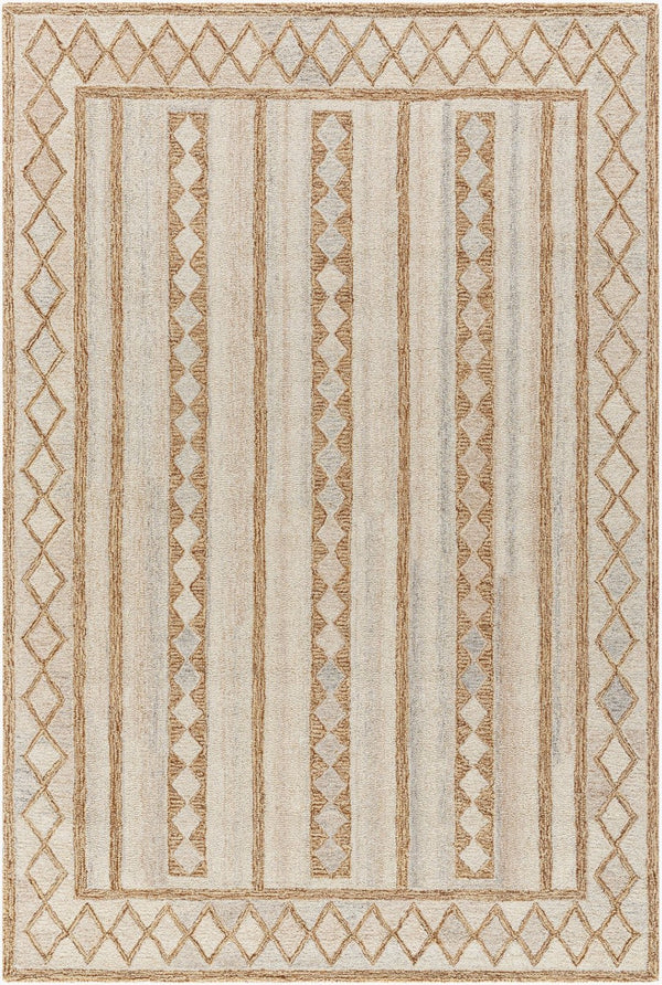 Livabliss Bournemouth Hand Tufted Wool Accent Rug Artisan Crafted for Entryway or Bedroom Layering Beige, Sandston 2' x 3' BOT2305-23
