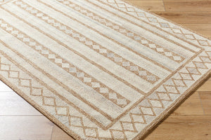 Livabliss Bournemouth Hand Tufted Wool Accent Rug Artisan Crafted for Entryway or Bedroom Layering Beige, Sandston 2' x 3' BOT2305-23