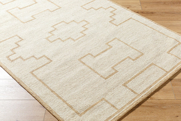 Livabliss Bournemouth Hand Tufted Wool Accent Rug Plush Entryway or Bedside Floor Covering Ivory, Sandston 2' x 3' BOT2307-23