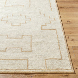 Livabliss Bournemouth Hand Tufted Wool Accent Rug Plush Entryway or Bedside Floor Covering Ivory, Sandston 2' x 3' BOT2307-23