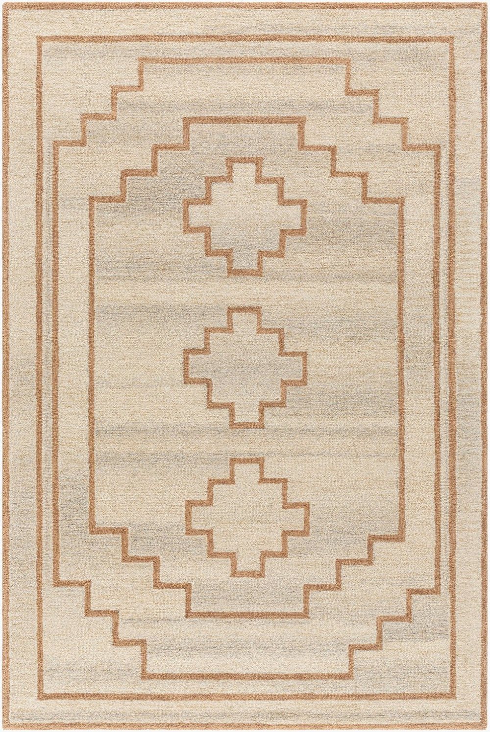Livabliss Bournemouth Hand Tufted Wool Accent Rug Soft Medium Pile for Entryway or Bedroom Beige, Sandston 5' x 7'6" BOT2308-576