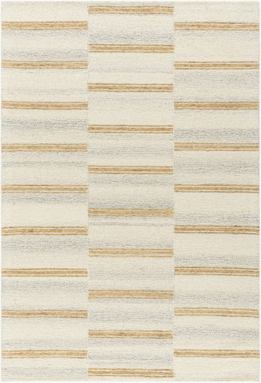 Livabliss Bournemouth Hand Tufted Wool Accent Rug Plush Medium Pile Bohemian Bedside Mat Ivory, Sandston 2' x 3' BOT2310-23
