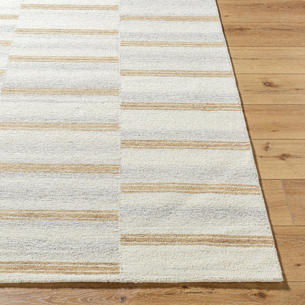 Livabliss Bournemouth Hand Tufted Wool Accent Rug Plush Medium Pile Bohemian Bedside Mat Ivory, Sandston 2' x 3' BOT2310-23