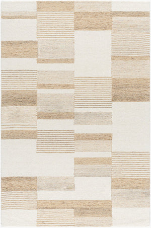 Livabliss Bournemouth Hand Tufted Wool Area Rug Artisan Crafted for Entryways and Bedroom Accents Ivory, Sandston 2' x 3' BOT2314-23