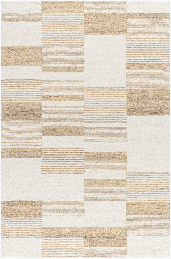 Livabliss Bournemouth Hand Tufted Wool Area Rug Artisan Crafted for Entryways and Bedroom Accents Ivory, Sandston 2' x 3' BOT2314-23