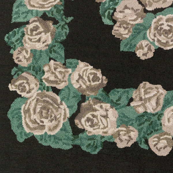 Surya Botany 9' X 13' Handmade Wool Rug - Modern Low Pile Design, Elegant Touch For Your Home Decor Green Wool Bot2482-913