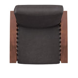 Homelegance By Top-Line Parcell Mission-Style Oak Finish Wood Accent Chair Brown Wood