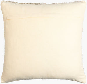 Surya Boundary Bou-001 Stylish 18" Wool & Jute Accent Pillow - Unique Textured Design For Any Room Seafoam Cotton,Wool,Jute,Cotton Bou002-2222